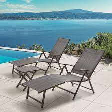 We did not find results for: Amazon Com Crestlive Products Aluminum Beach Yard Pool Folding Recliner Adjustable Chaise Lounge Chair And Table Set All Weather For Outdoor Indoor Brown Frame Dark Gray Patio Lawn Garden