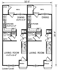 Narrow lot house plans (or house plans for narrow lots) may be more affordable to build due to the smaller lot. Multi Family Plan 45367 Narrow Lot Style With 1994 Sq Ft