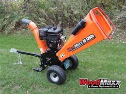 Wood Chipper Shredder Portable Gas Engine Powered Woodmaxx Wood Chipper Power Gas