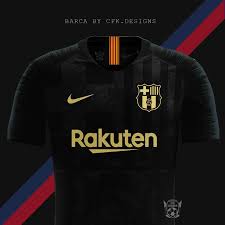 Shop a barcelona jersey featuring sizes for men, women and youth so fans of any. Stunning Black Gold Barcelona Kit Concept By Cfk Designs Footy Headlines