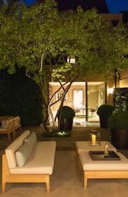 Garden Courtyard With Subtle Lighting By Luciano Giubbilei Country Garden Design Courtyard Landscaping Garden Design