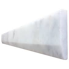 Marble and granite threshold (marble saddle) by vogue tile finished : 4 X 24 Hollywood Saddle Threshold White Marble Stone Whwg4x24 Marble Stones Marble Threshold Marble Threshold Transition