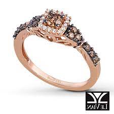 Cocoa Diamond Rings