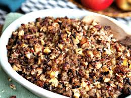 I was so happy with that recipe that i really didn't plan on making something new… until i started seeing recipes for wild rice dressing. Wild Rice Jones Sausage Apple Stuffing Simply Sated