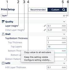 Cura Manual Custom Custom Print Travel Moving