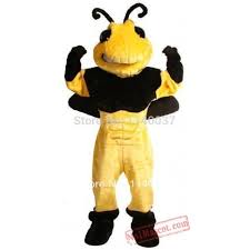 Plush Material Power Hornet Mascot Costume Mascot Costumes Costumes Mascot