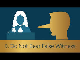 9 Do Not Bear False Witness Youtube