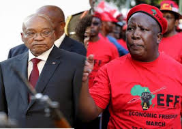 South african opposition economic freedom fighters (eff) leader julius malema says if south africans give his party the mandate to rule, he will not hesitate to send former president jacob zuma to prison. Julius Malema Vs Jacob Zuma At Vaal University Of Technology News365 Co Za