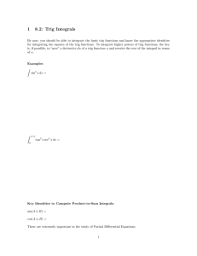 Tan x sin x + cos x = sec x. Lesson 5 1 Using Trig Identities