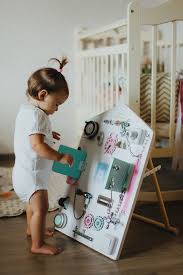 Kid Activity Toy Busy Board With Stand Montessori Toys Etsy Personalized Baby Boy Gifts Activity Toys Montessori Toys