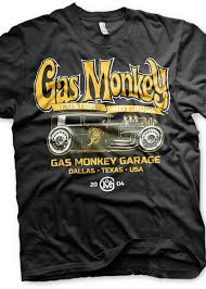 Occasionally one of the stars comes to the gift shop. Gas Monkey Garage Herren Hot Rod T Shirt Schwarz Succubus De
