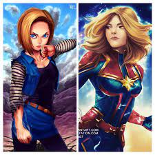 Android 18\Eighteen Vs Miss Marvel/Captain Marvel | Wiki | Battle Arena  Amino Amino