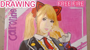 Should you use caroline character in 2020 | free fire character review instagram. Drawing Caroline Freefire Character Speed Drawing Melukis Karekter Caroline Freefire Youtube