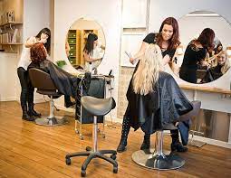 While it varies based on the type of products used and the efficiency of the stylist, it usually takes around 1 1/2 to 2 hours to get hair colored at a sal while it varies based on the type of products used and the efficiency of the stylist. Nail Spa Beauty Salon Facial Waxing Bar Dubai Project Beauty Hair Salon Salon Business Hair Growth Faster