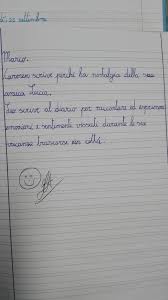 Classe Terza Italiano La Lettera Settembre Maestra Anita
