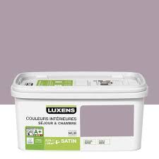Peinture luxens nuancier beau nuancier peinture gratuit. Peinture Violet Aubergine 5 Luxens Couleurs Interieures 2 5 L Couleur Interieure Parement Mural Peinture Violet