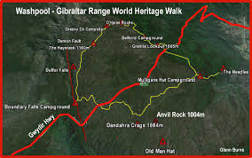 Washpool Gibraltar Range World Heritage Walk By Map And Compass