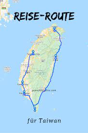 Taiwan kartē, vieta taipeja, koordinātes. Unsere Backpacking Route Durch Taiwan Karte Abenteuerreisen Abenteuerurlaub Taiwan