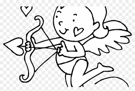 Cupid coloring pages 20 with cupid coloring pages. Cute Valentine Cupid Coloring Page Free Printable Pages Black And White Cupid Free Transparent Png Clipart Images Download