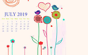July 2019 Desktop Screensaver Calendar Calendar Wallpaper Desktop Calendar Desktop Wallpaper Calendar