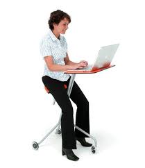 Gadget Of The Week Portable Laptop Table And Chair Tnooz Mobile Desk Cool Office Gadgets Office Gadgets