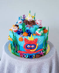 What you end up with is a whole world, right there on the cake. 8 Baby Shark Cake Sweet Tables And Cakes Delivery