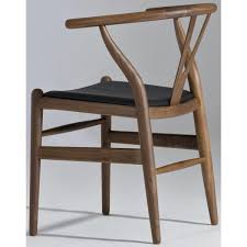 Hans Wegner Ch24 Wishbone Chair Set Of 2 Chair Wishbone Chair Leather Dining Chairs