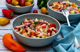 Salade De Pommes De Terre Au Thon Oeufs Durs Et Sauce Yaourt A La Moutarde Amandine Cooking Salade De Haricots Blancs Salade Haricot Haricots Blancs