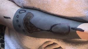 Brand tattoos, when understood, can teach marketers about customer motivation. Strike Branding Foot Print Over Black Tattoo Ron Garza Youtube