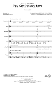 'you cant hurry love' guitar chords by the supremes. The Supremes You Can T Hurry Love Arr Roger Emerson Sheet Music Notes Chords Download Printable Pdf 451707 Score