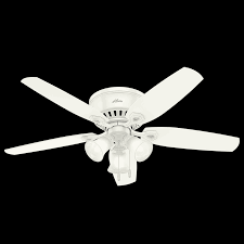 Install the fan mount to the base mount by sliding the slotted holes onto the screws in the side of the base. Hunter Dempsey 2 Light 44 Flush Mount Ceiling Fan In Brushed Nickel On Lightsonline Com Accuweather Shop
