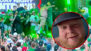 Eagles Superfan Gives Medical Update After Jason Kelce Chest Bump Injury