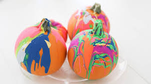 Halloween decorating holiday decorating halloween pumpkins decorating more. How To Drip Paint Pumpkins Easy Pumpkin Decorating Idea