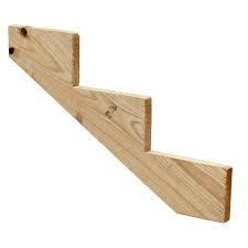 Perfect for diy deck builders, read more about how . Severe Weather 3 Step Pressure Treated Wood Stair Stringers In The Outdoor Stair Stringers Department At Lowes Com
