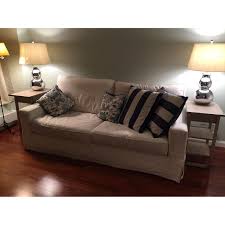Pb comfort square arm slipcovered sofa pottery barn. Pottery Barn Comfort Square Arm Slipcovered Sofa Aptdeco