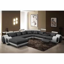 Par conséquent, faire le bon choix devient crucial pour notre confort optimal. Canape Panoramique Cuir Gris Et Blanc Oslo Angle Gauche Dip