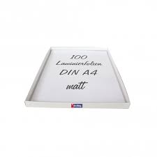 Im set sind 100 stück enthalten. Laminierfolien Din A4 250 Mic Gesamtstarke 2x125 Micron Matt Erstling De Gunstig Online Kaufen