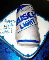 Busch Light Beer Can Birthday Cake Beer Cake Beer Can Cakes 40th Birthday Cakes