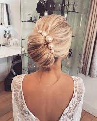 New Wedding Hairstyles Bridal Hairstyles Pearl Hair Accessories French Pleat Wedding Hair Ideas Fresh Off T Hair Styles Gorgeous Hair Wedding Hairstyles