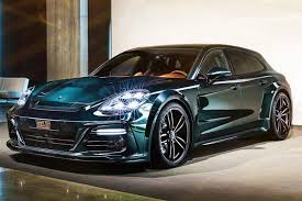 Forest Green Sports Cars Porsche Panamera Panamera Sport Turismo Porsche Panamera Turbo