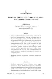 Pengembangan buku cerita bergambar berbasis pendidikan anti. Pdf Pengelolaan Perpustakaan Perguruan Tinggi Berbasis Akreditasi