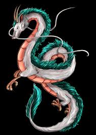 Haku dragon spirited away anime movie 17.7 neck lanyard keychain holder id badge mobile phone pin strap by pinstant $14.99 $ 14. Haku Chihiro Manzanilla Tejedor Ghibli Tattoo Dragon Art Studio Ghibli Art
