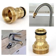 10 reviews write a review. Universal Kitchen Brass Tap Connector Mixer Garden Hose Pipe Quick Adaptor Pipe Joiner Fitting Wish