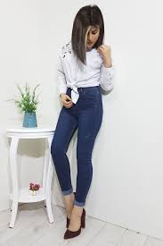 Denim Model Cepli Bayan Kot Pantolon Kadin Giyim Giyim Moda