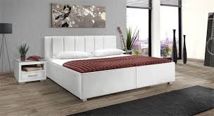Kunstlederbett Mit Hohem Kopfteil Baskerville Comfort Haus Haus Deko Bett