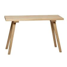 Pieds En Chene Massif Plateau En Placage De Chene 80 X 27 X H 48 Cmhubsch Est Une Marque De Design Scandinave Creee E Banc Bois Banc Salle A Manger Petit Banc