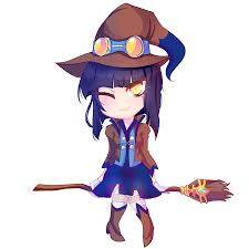 Witch Scarlet Skin Chibi Community Colors Jogos