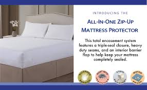 Free shipping on millions of items. Amazon Com Bed Bug Blocker Hypoallergenic All In One Quiet Water Resistant Zip Up Mattress Protector To Help Protect Against Bugs Dust Mites And Allergens Queen Home Kitchen