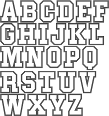 Block Letter Font Block Letter Fonts Sign Lettering Fonts Lettering Alphabet