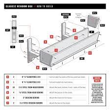 How to build a window box. How To Build A Window Planter Window Planter Plans